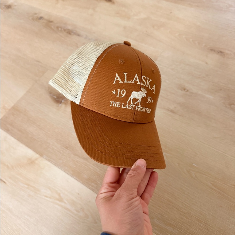 Alaskan Embroidered Trucker Cap